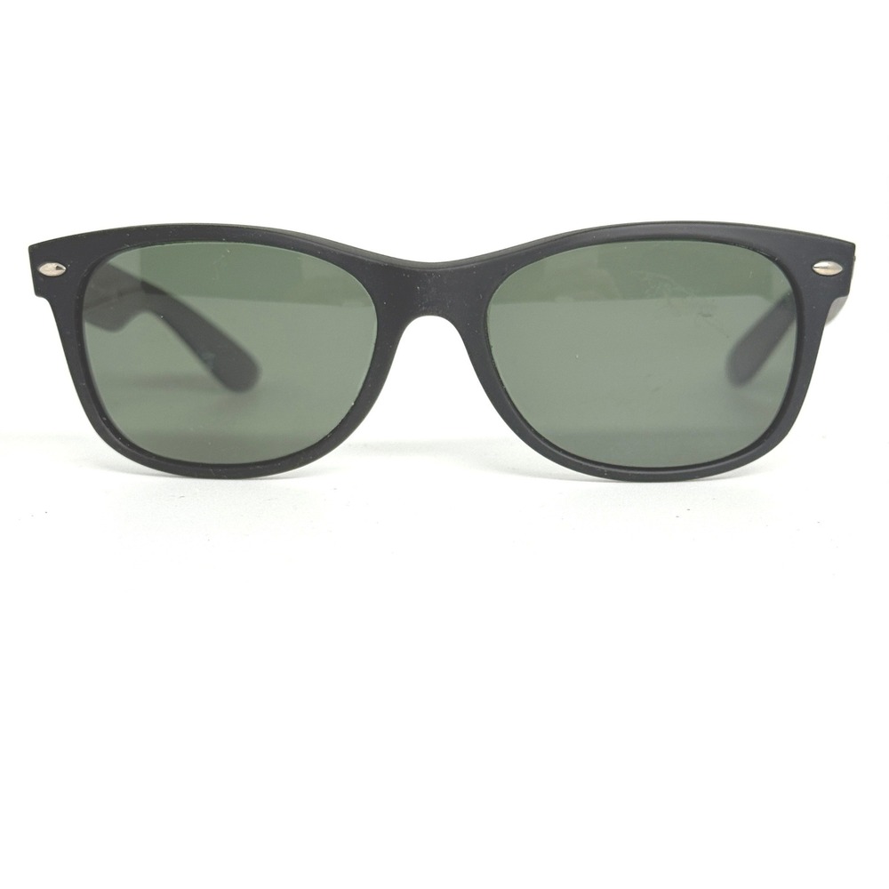 Ray-Ban Black Frame Green Lens Sunglasses